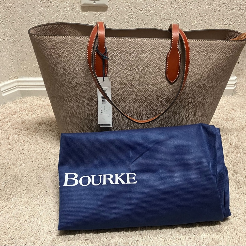 Dooney & Bourke Large Tote Pebbled Taupe
